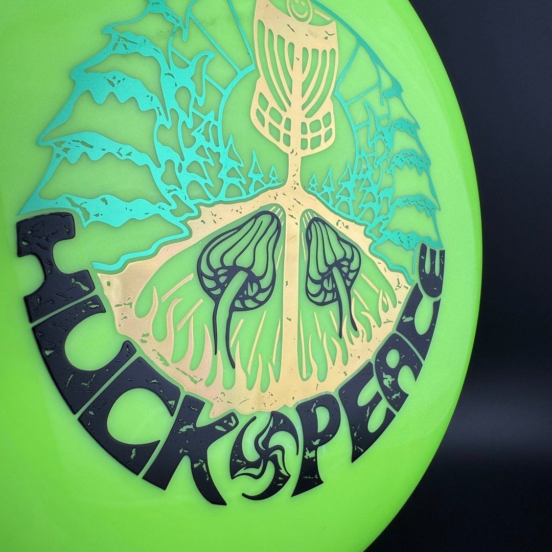 Soft Neo Spore - Huk Lab Peace Triple Foil Stamp Discmania