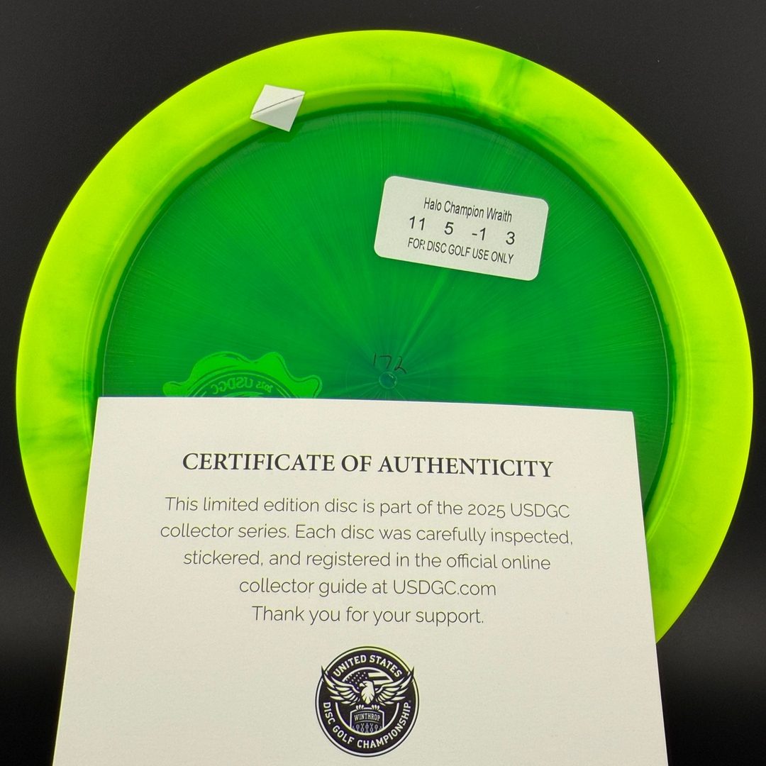 Halo Champion Wraith - USDGC Wax Seal - Small Batch 1/100 Innova