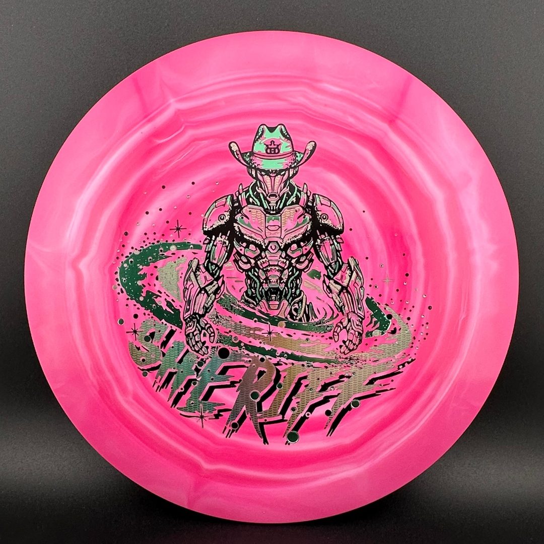Fuzion Swirly Sheriff - Galactic Lawman Stamp Dynamic Discs