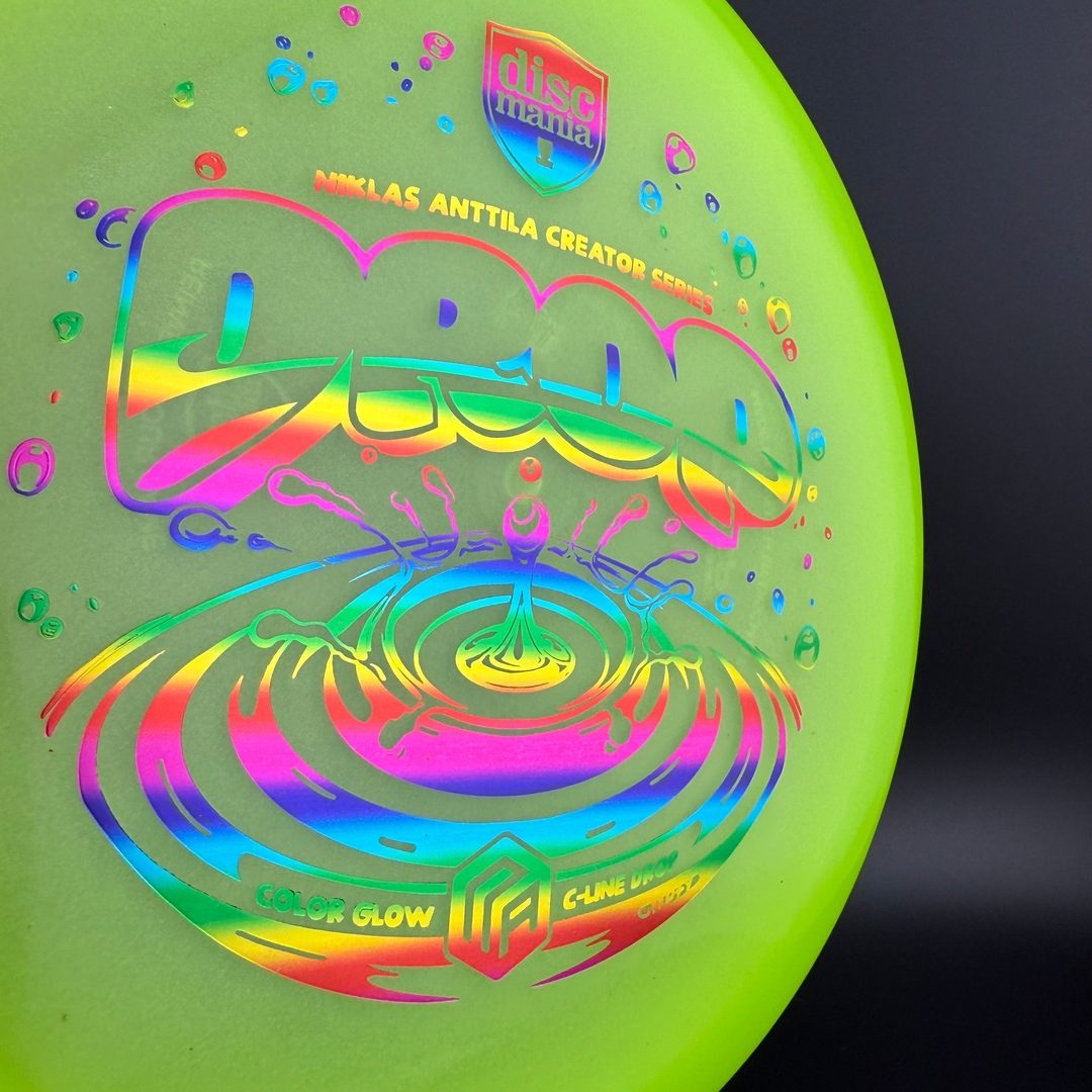 Color Glow C-Line Drop - Niklas Anttila Creator Series - Art by Manny Trujillo Discmania