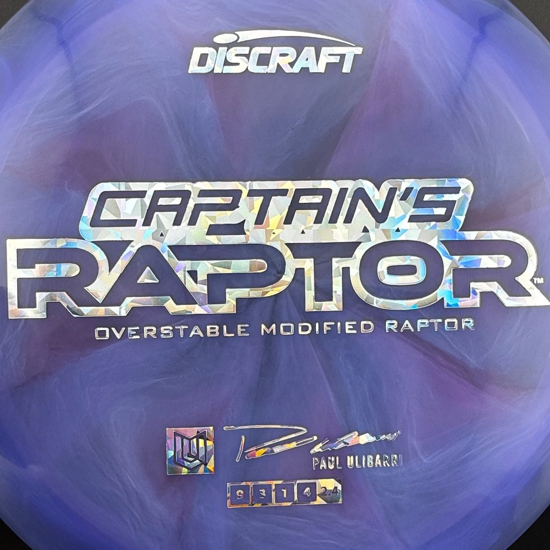 Special Z Blend Captain's Raptor - Paul Ulibarri 2025 Signature Series Discraft