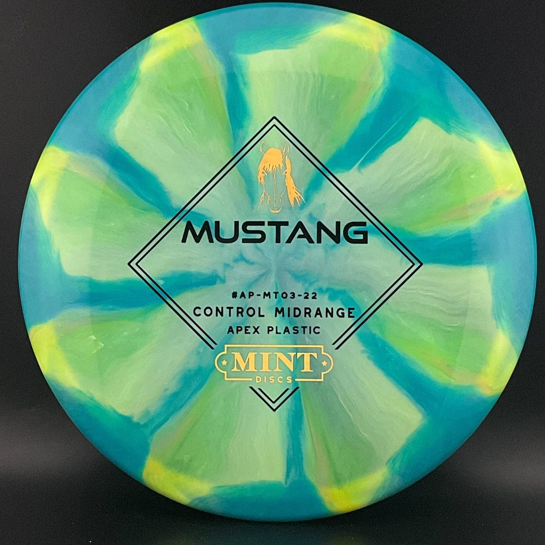 Swirly Apex Mustang - 2022 Run MINT Discs