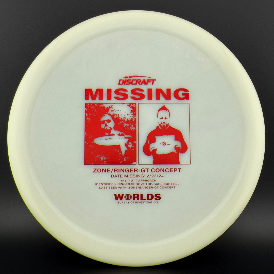 Glo ESP Zone GT Ringer Top - Missing - Worlds 2024 Discraft