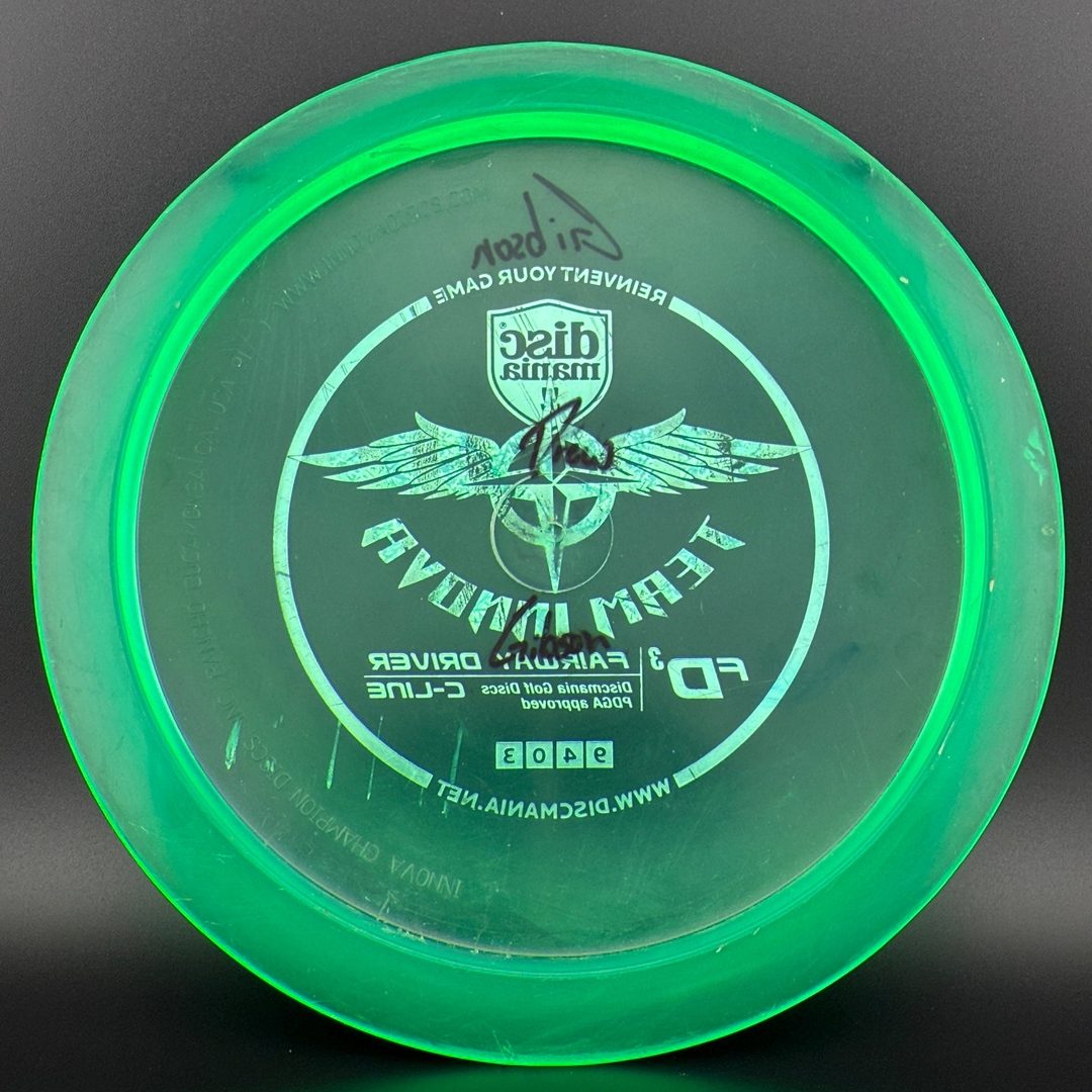 C-Line FD3 - Innova Made - Team Innova *Gibson Stash Used* Discmania