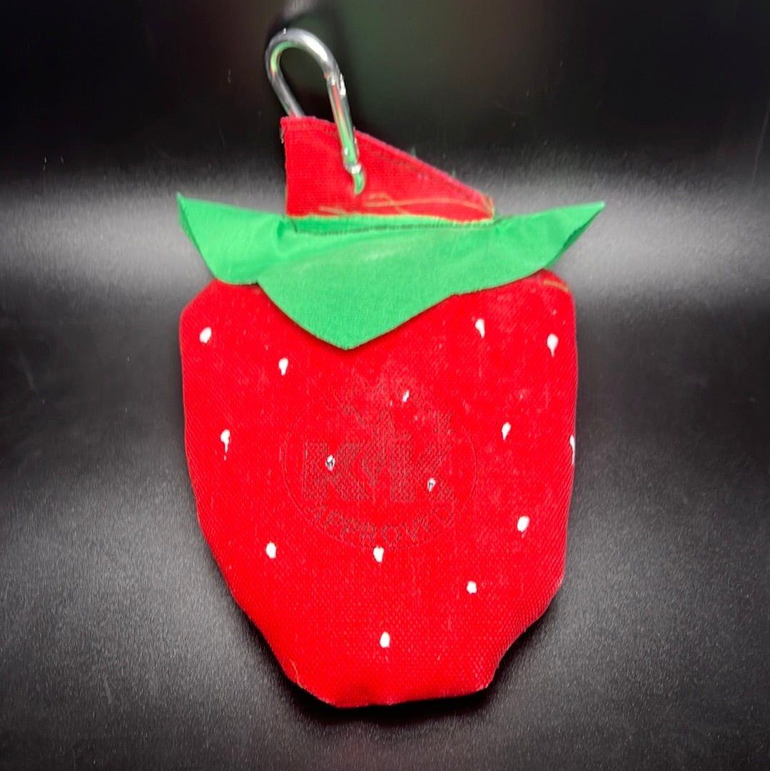 Strawberry Chalk Bag with Carabiner - KK x RAD Fruit Themed Grip Enhancer KK Approved