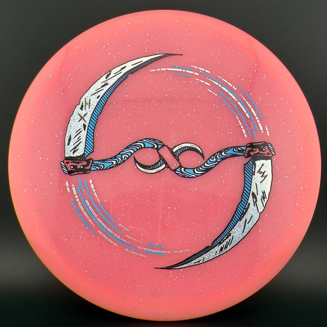 Metal Flake Glow C-Blend Inca - "Infinity Blade" by Ripper Studios Infinite Discs