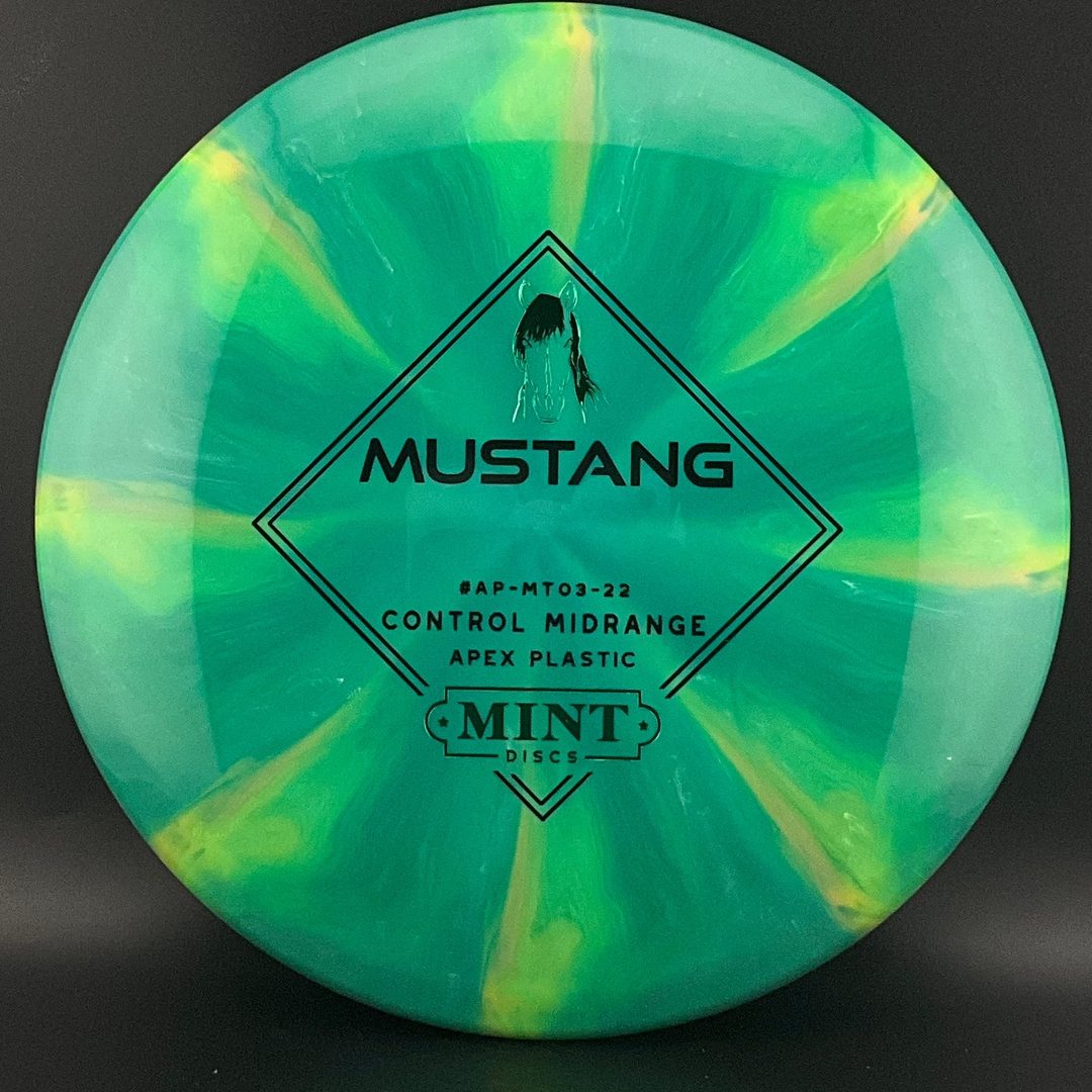Swirly Apex Mustang - 2022 Run MINT Discs