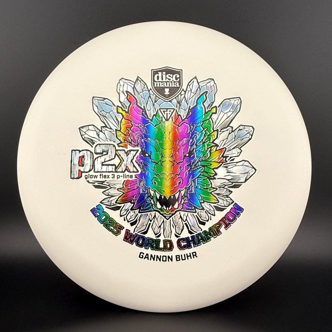 Glow P-Line P2x Flex 3 - Gannon Buhr 2025 World Champion Discmania