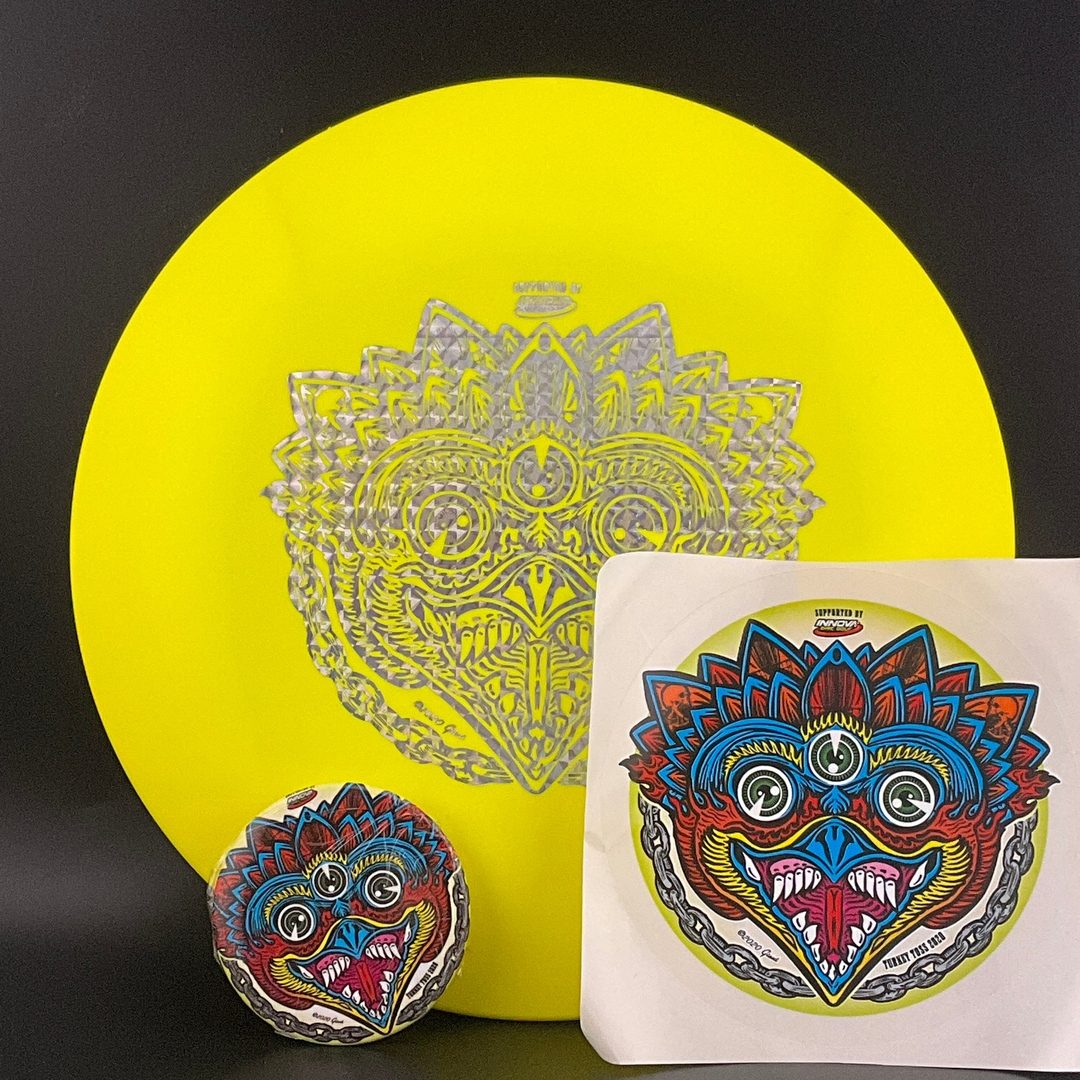 Star Shryke - 2020 Turkey Toss LE - Sticker and Pin! Innova