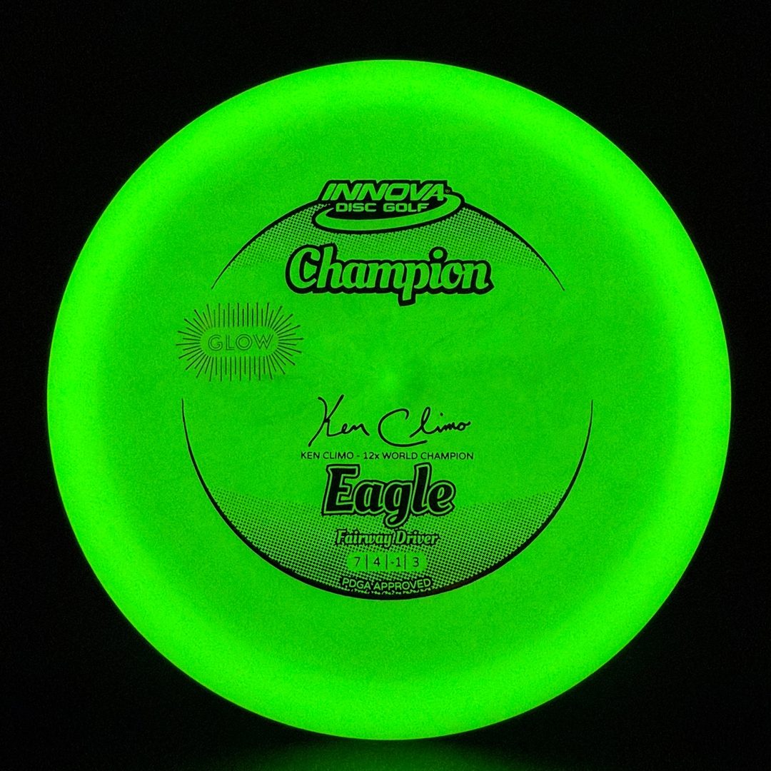 Classic Color Glow Champion Eagle - Ken Climo 12x Innova