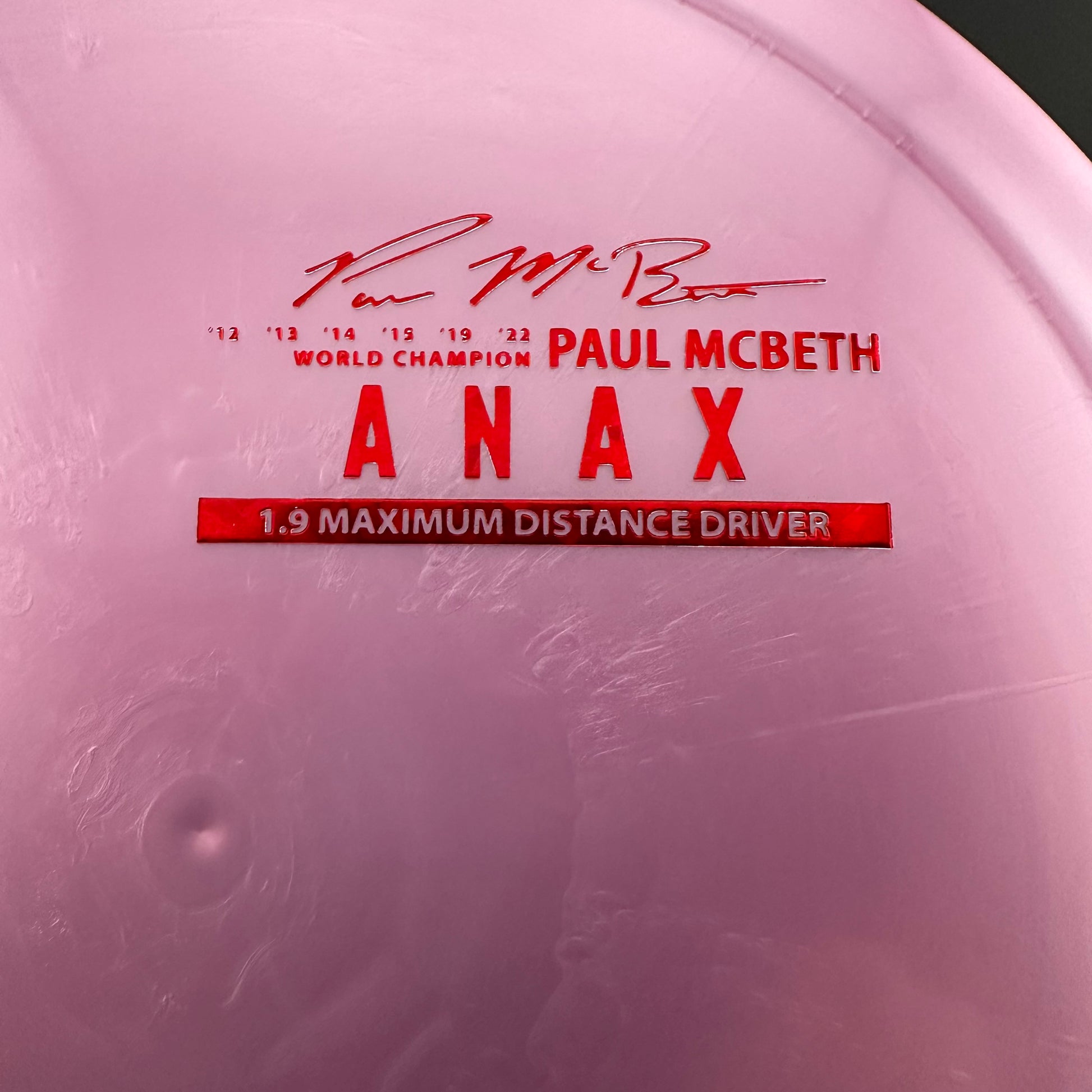 Titanium Anax - First Run - Paul McBeth Limited Edition Discraft