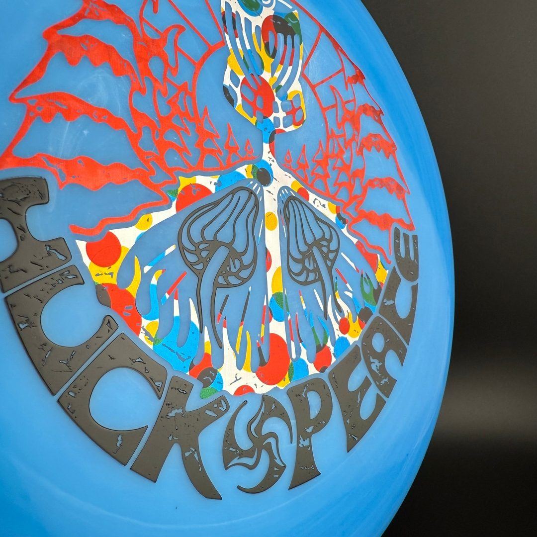 Soft Neo Spore - Huk Lab Peace Triple Foil Stamp Discmania