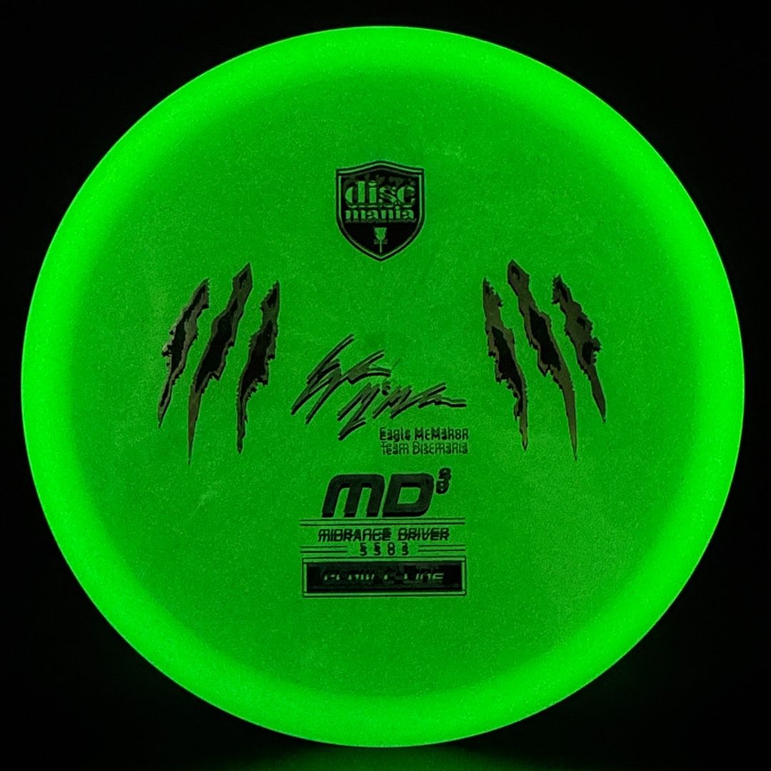 Color Glow C-Line MD3 Penned Eagle Claw X-Out *Warehouse Stash* Discmania