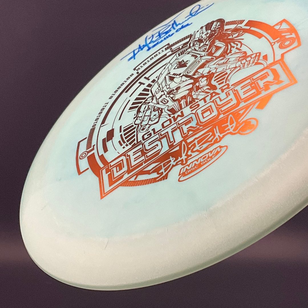 Glow Star Destroyer *Signed* - 2018 Philo Brathwaite Les White LE Innova