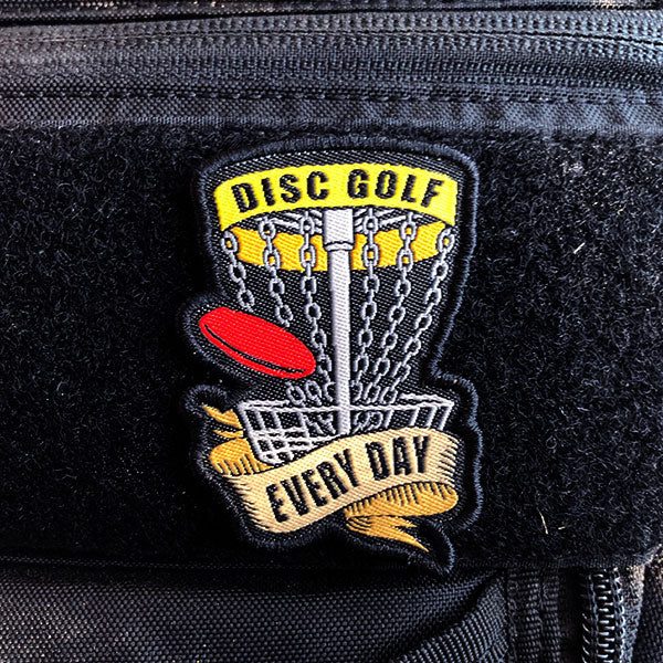 Disc Golf Every Day - Disc Golf Patch - Hook And Loop Disc Golf Pins