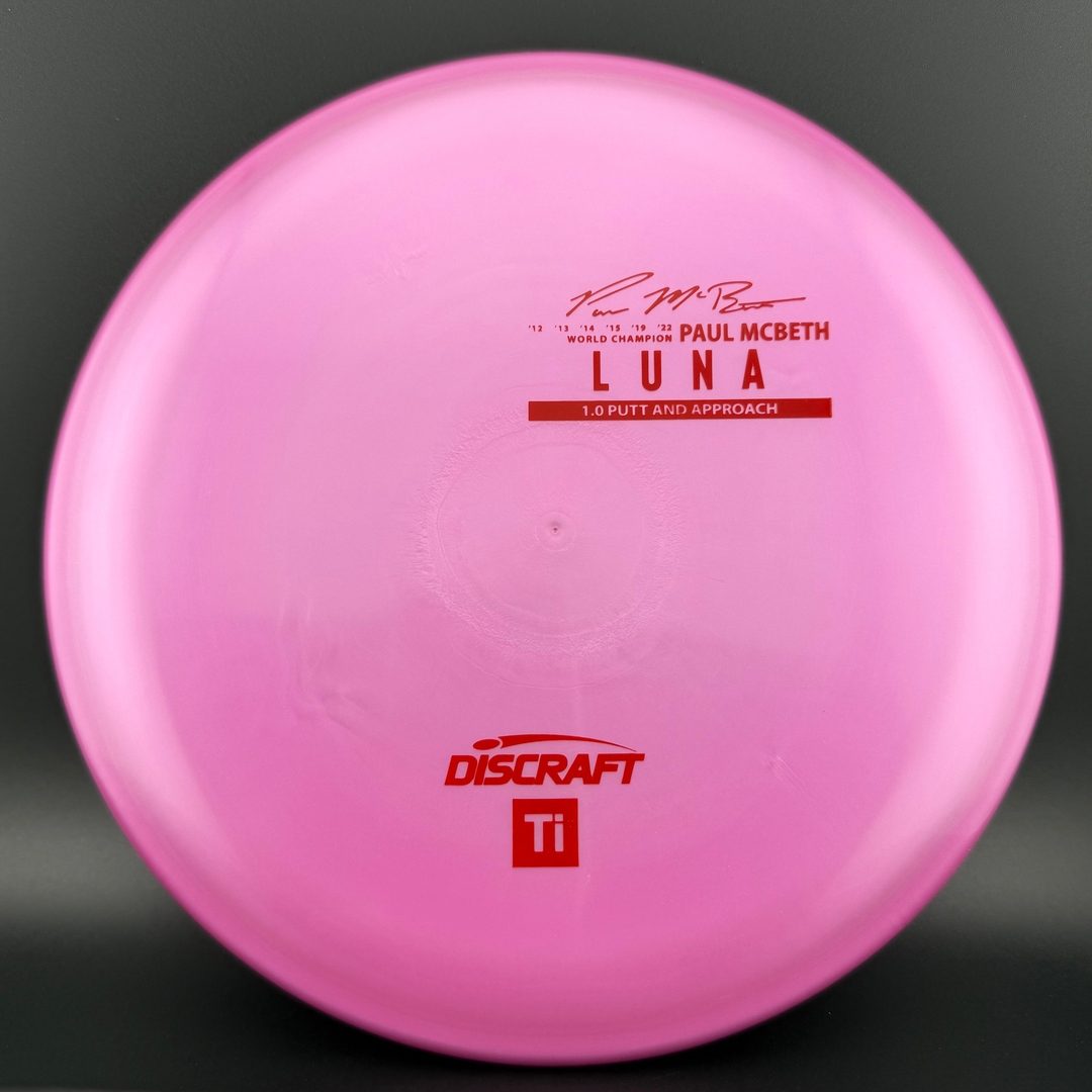 Titanium Luna - First Run - Paul McBeth Discraft