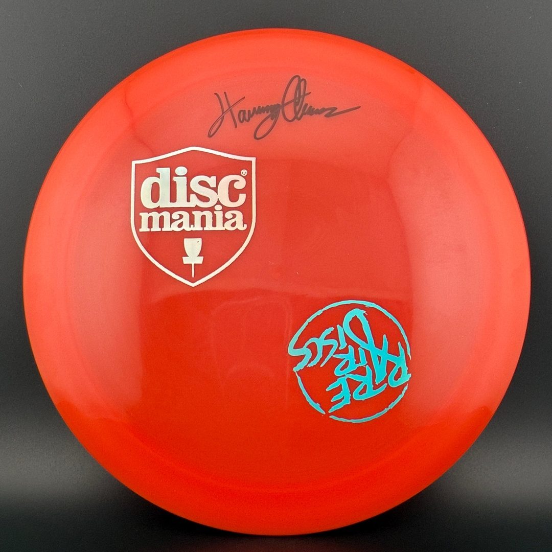 Q-Line DD3 - Harry Chace Autographed Mini Shield X Rare Air Discmania