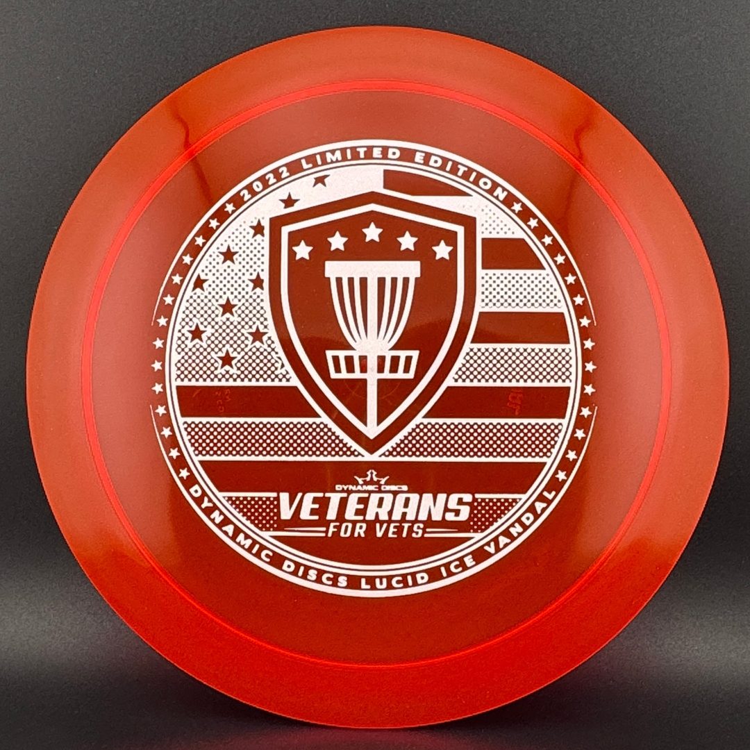 Lucid-Ice Vandal - Veterans for Vets Stamp Fundraiser Dynamic Discs