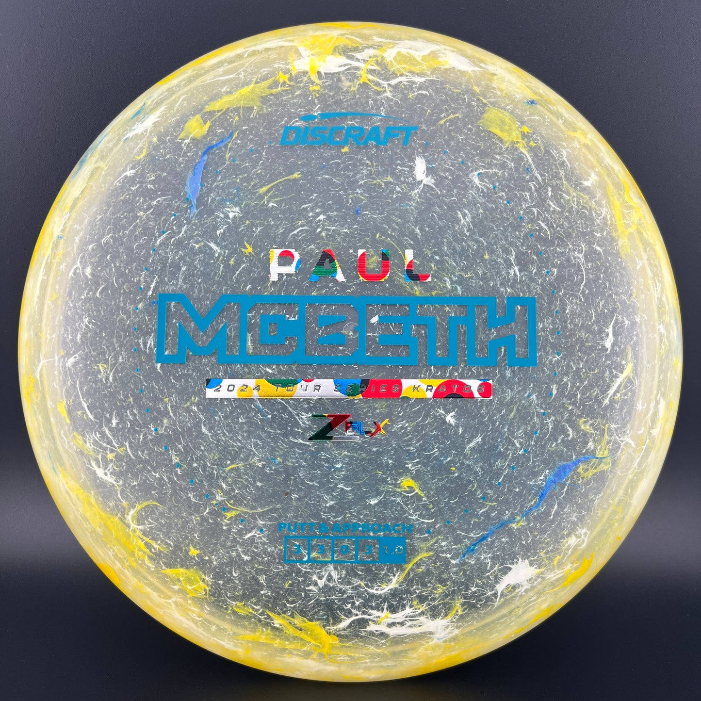 Jawbreaker Z FLX Kratos - 2024 Paul McBeth Tour Series Discraft