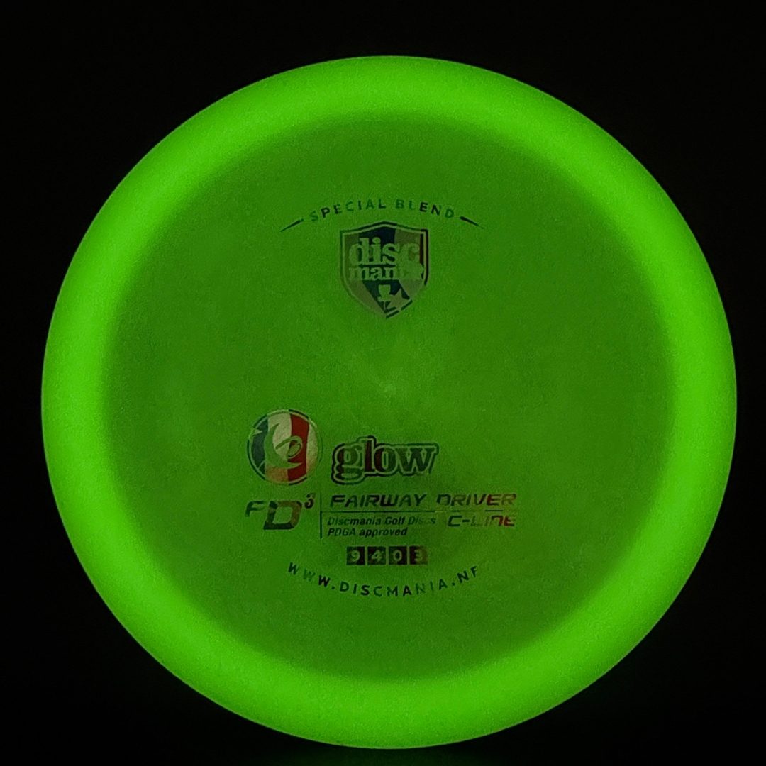 Glow C-Line FD3 Penned - Innova Made *Colten Stash Used* Discmania