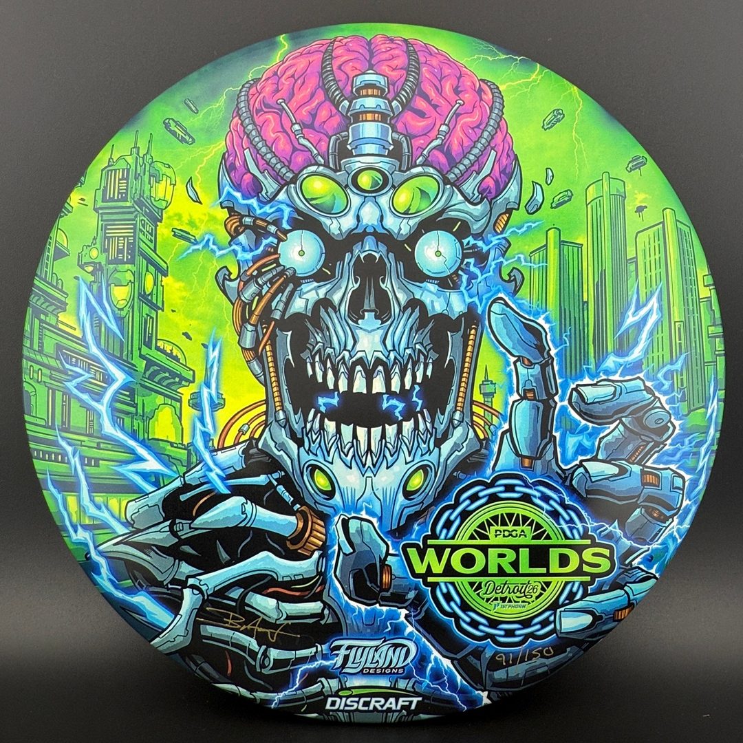 ESP SuperColor Full Foil Buzzz - Worlds '26 Brian Allen Signed 1/150 Discraft
