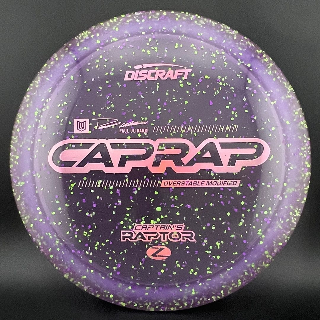 Confetti Z Captain's Raptor - Paul Ulibarri 2026 Discraft