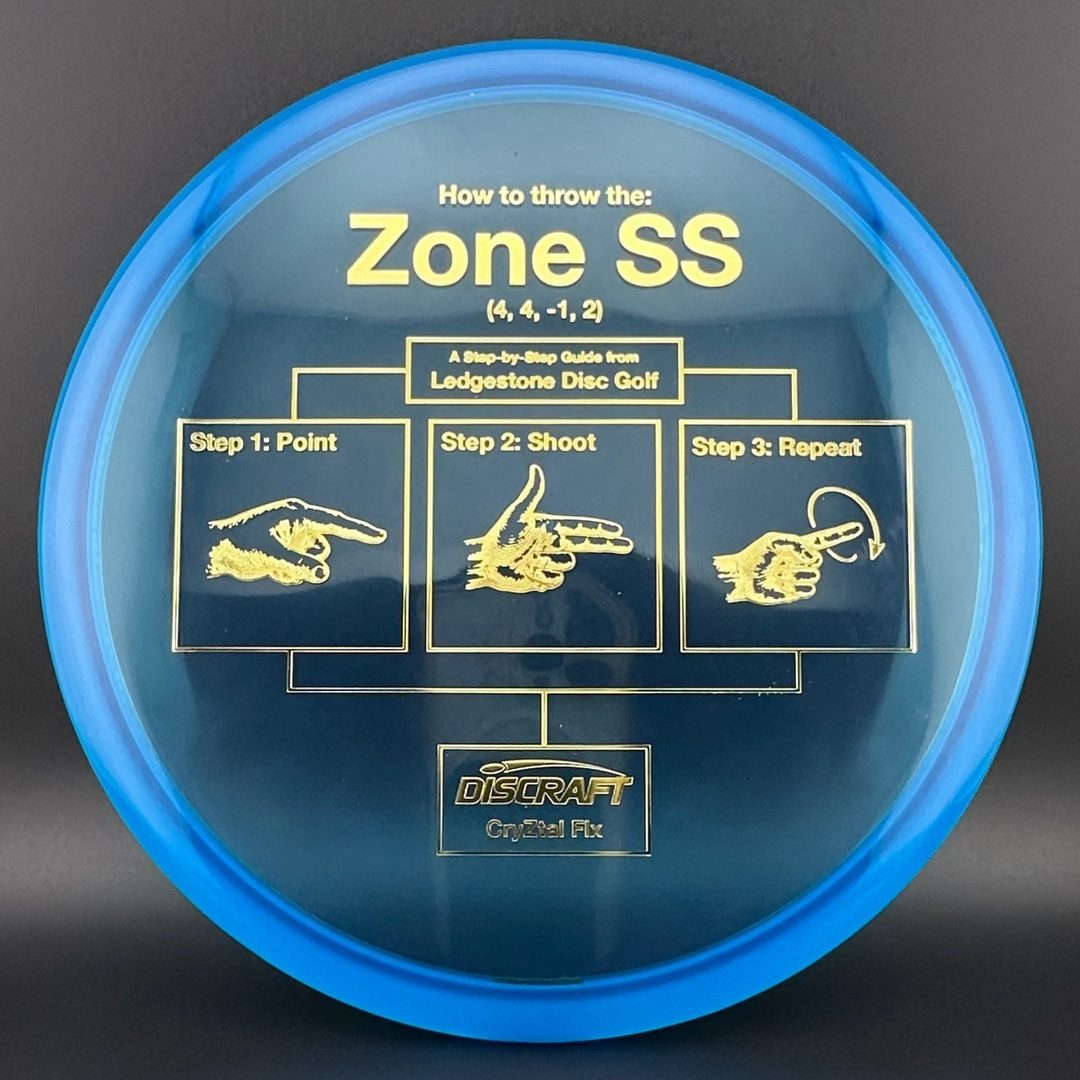 Cryztal Flx Zone SS - Step-By-Step - Ledgestone 2025 Discraft