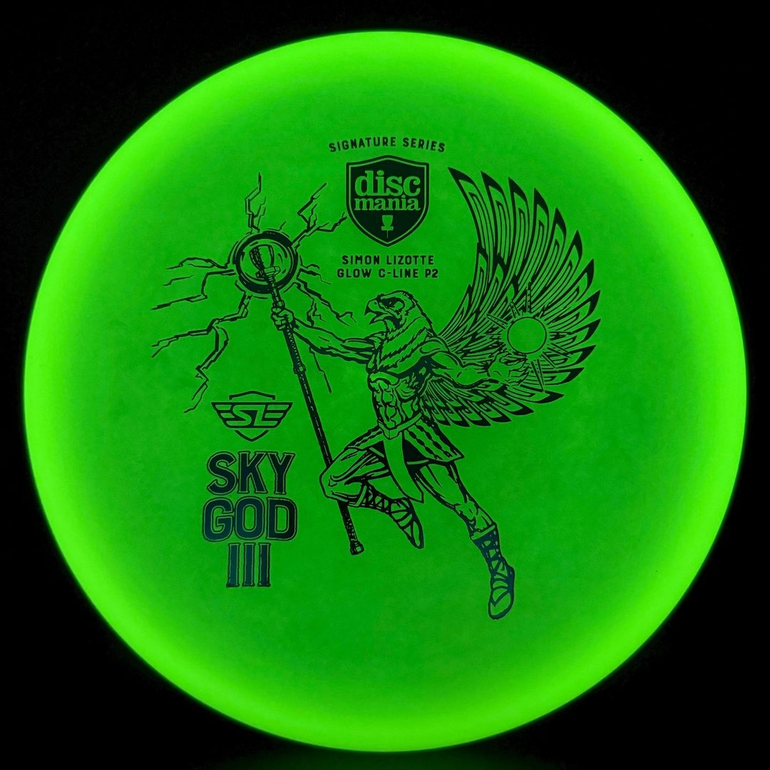 Color Glow C-Line P2 - Sky God III - White SG3 Simon Sig Series Discmania