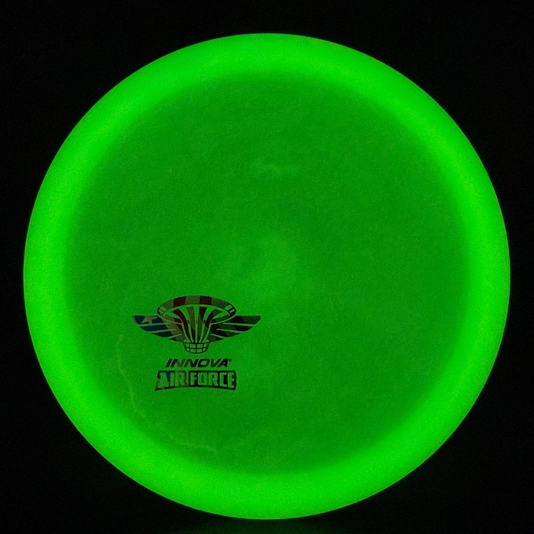 Swirly Glow Champion Firebird - Limited Air Force Stamp Innova