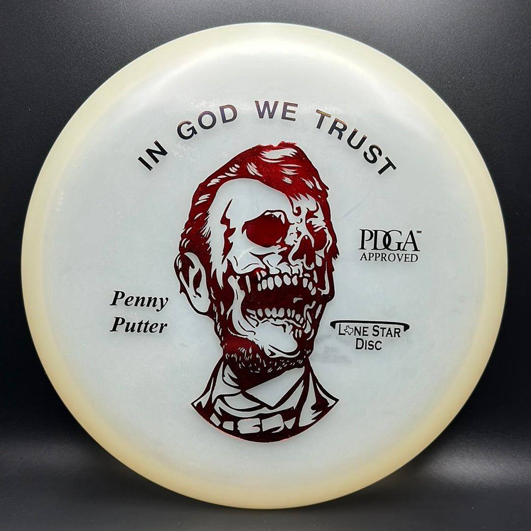 Glow Penny Putter - Halloween 2023 Lone Star Discs