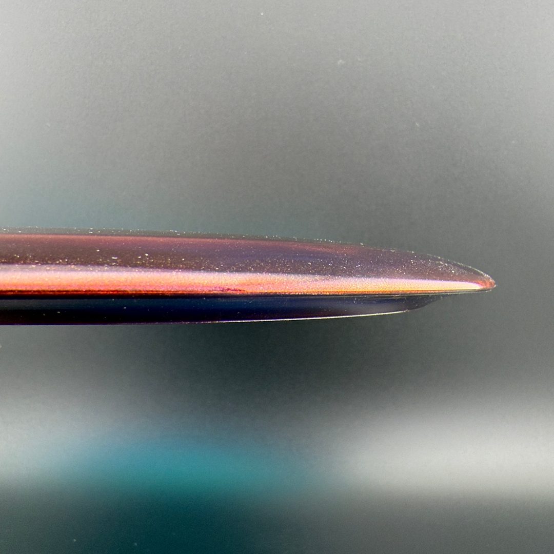 Lucid-Ice Glimmer Escape - Trilogy Challenge - Red Split Dyed Dynamic Discs