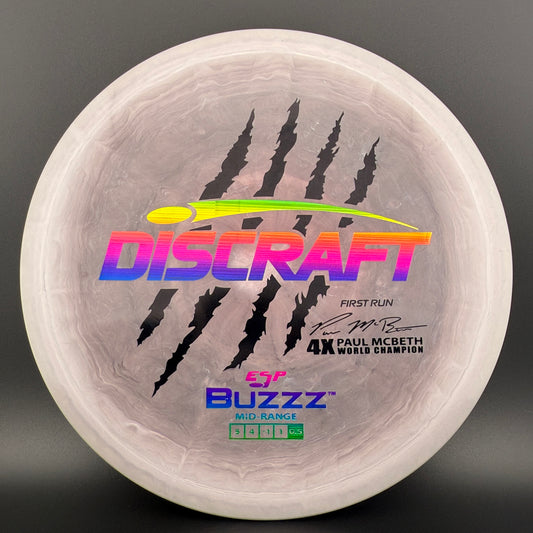 Swirly ESP Buzzz (First Run) - Paul McBeth 4x Claws - Swirly Smoke