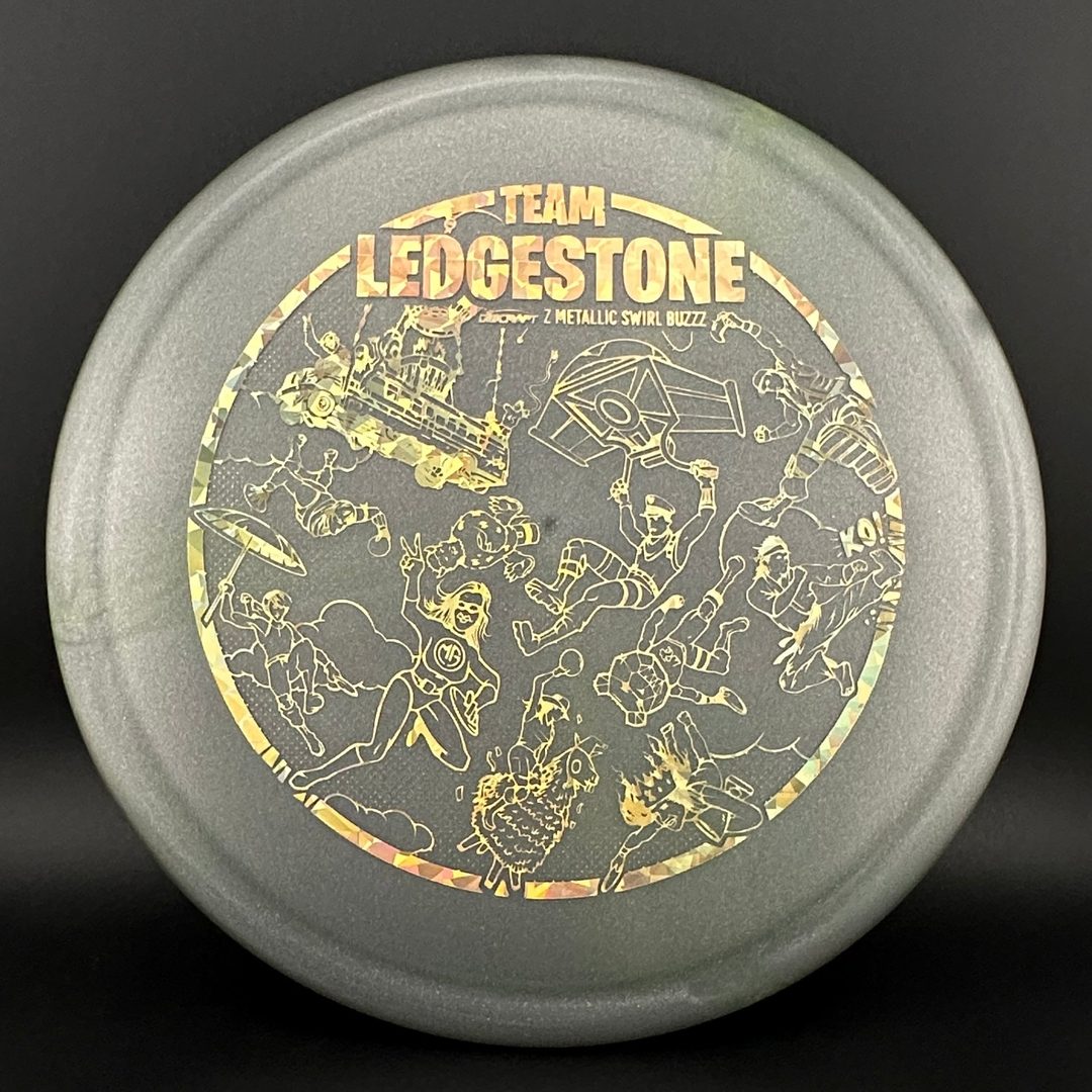Z Swirl Metallic Buzzz - Team Ledgestone Fortnite 2023 Discraft