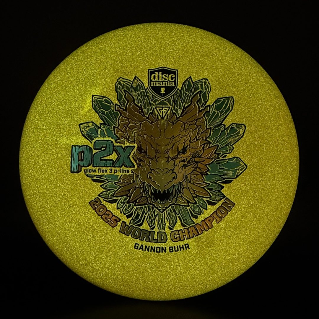 Glow P-Line P2x Flex 3 - Gannon Buhr 2025 World Champion Discmania