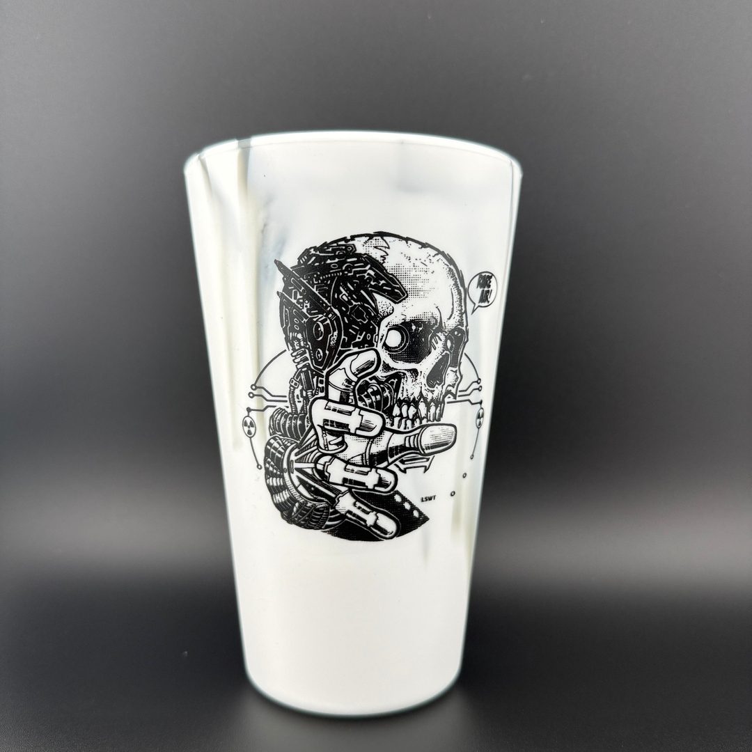 Silicone Pint Glass 16 Oz - STRATUS Fear by Les White Silipint