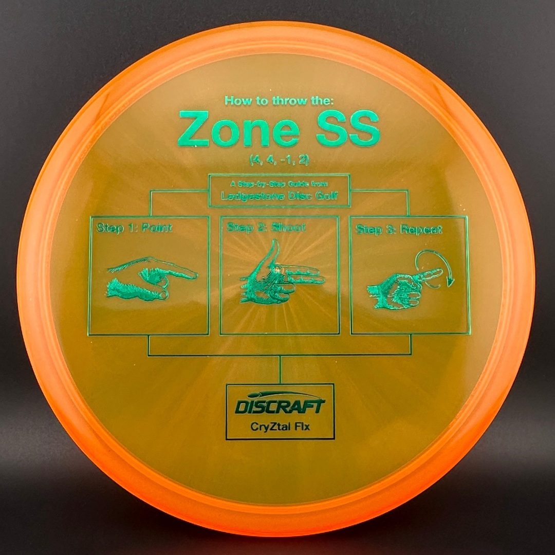 Cryztal Flx Zone SS - Step-By-Step - Ledgestone 2025 Discraft