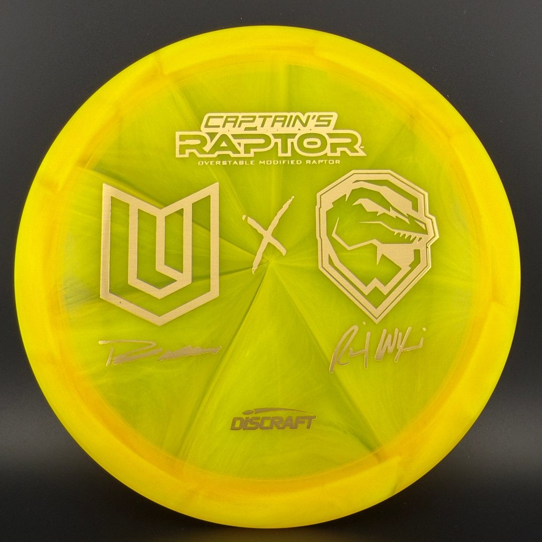 Z Swirl Captain's Raptor - Ulibarri x Wysocki Collab Edition Discraft