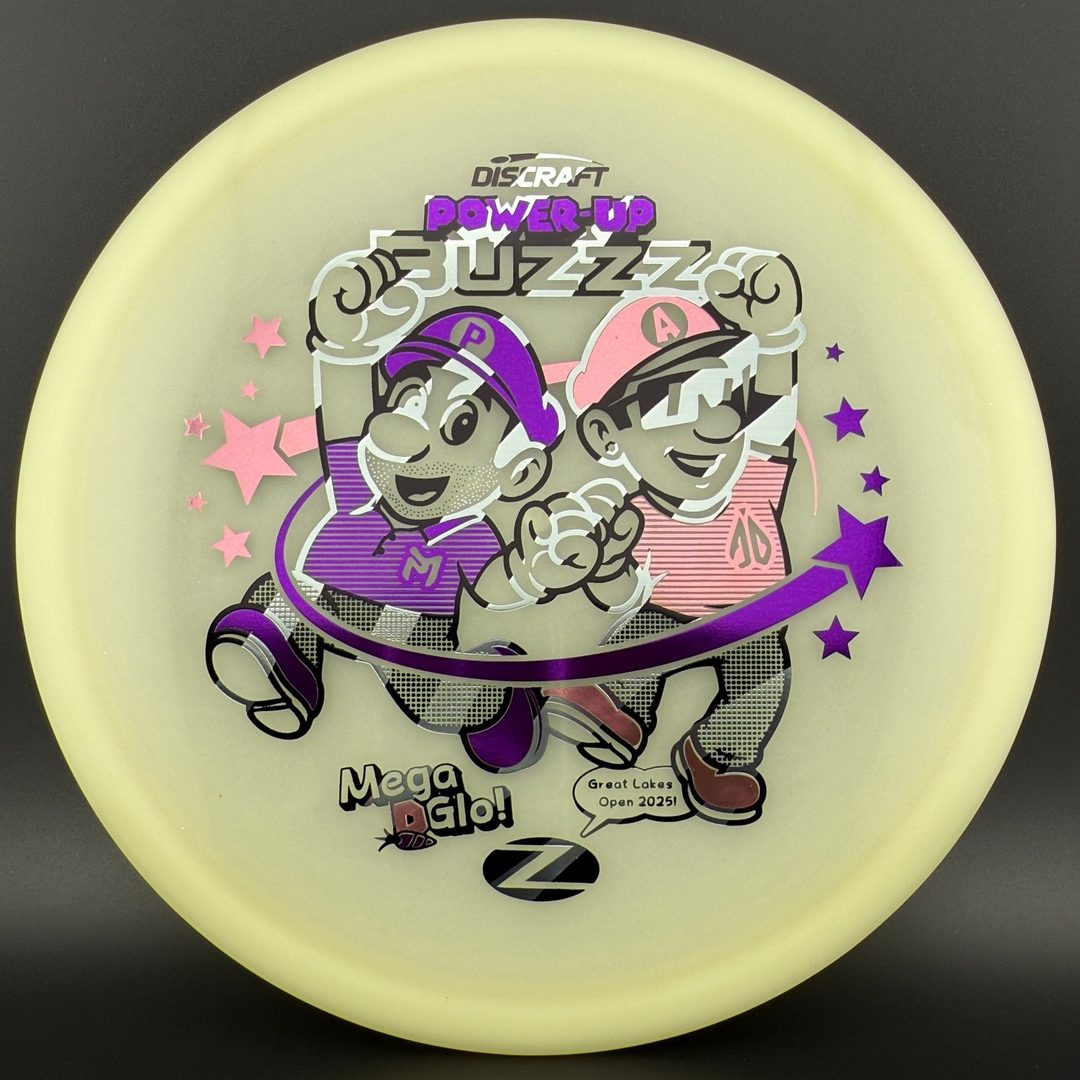 Mega Glo Buzzz - Power-Up - Paul McBeth & Anthony Barela Collab Discraft