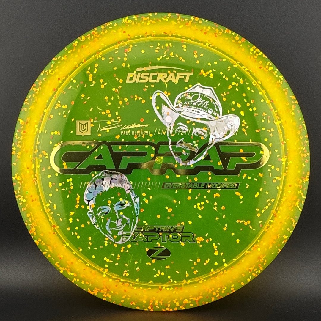 Confetti Z Captain's Raptor - Victory Edition Paul Ulibarri 2026 Discraft