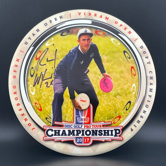 Tournament Harp *Signed* - DyeMax - 2017 DGPT Championship Ricky Wysocki! Westside Discs