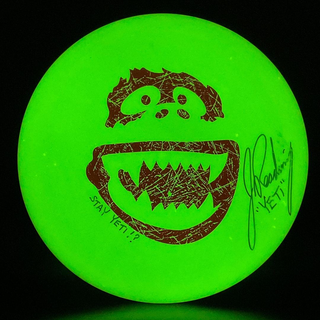 Glow Yeti Pro Aviar *Signed* - "Stay Yeti!?" Puddle top! Innova