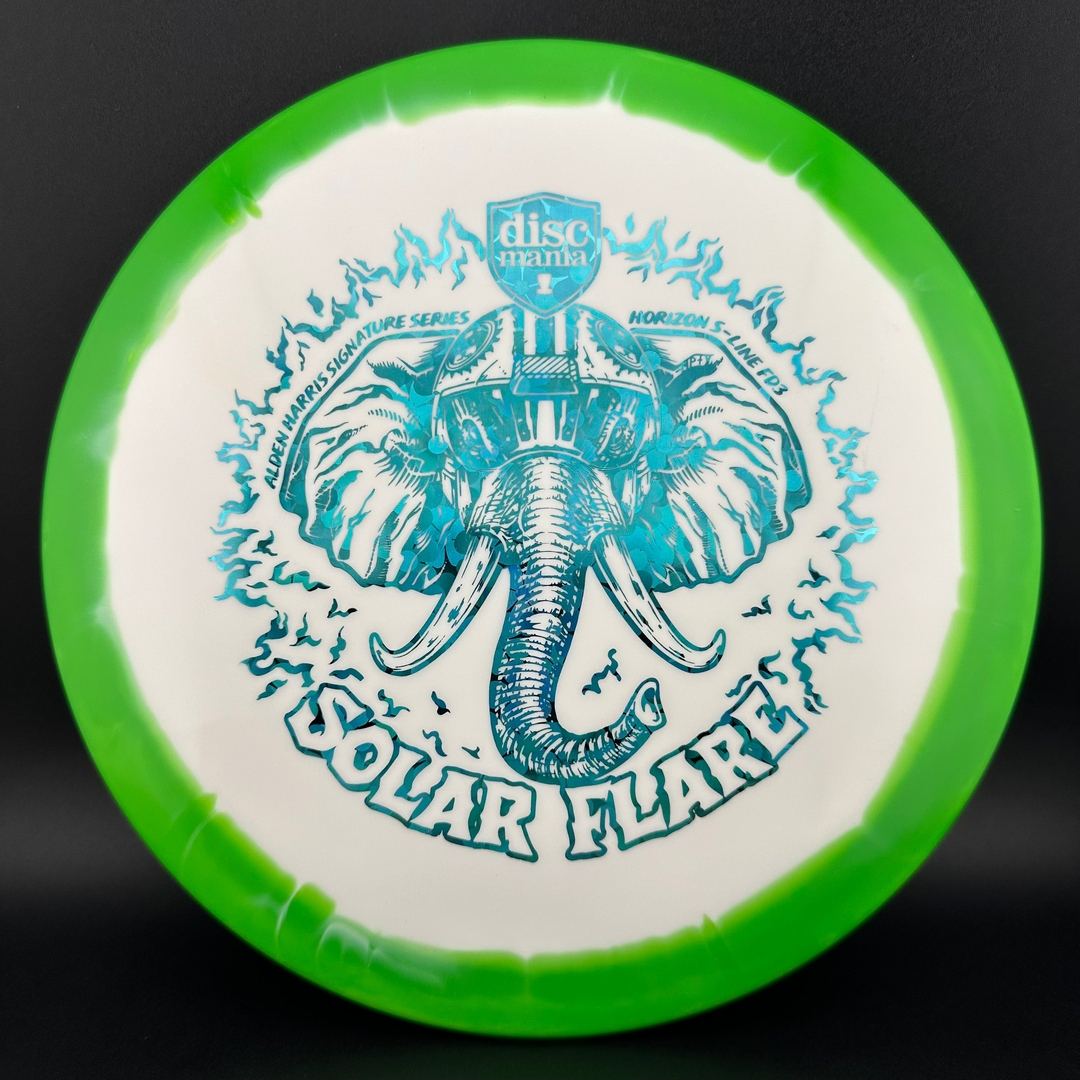 Horizon S-Line FD3 - Solar Flare - Alden Harris Signature Series Stamp by Manny Trujillo DROPPING OCTOBER 9TH @ 7 AM MST Discmania