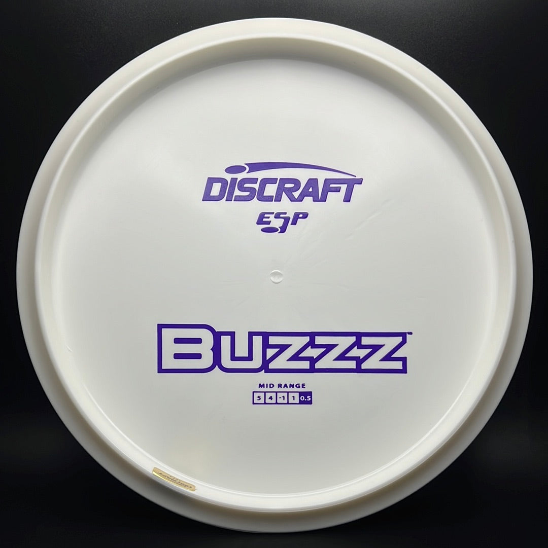 White ESP Buzzz - Bottom Stamp Dyer's Delight Discraft