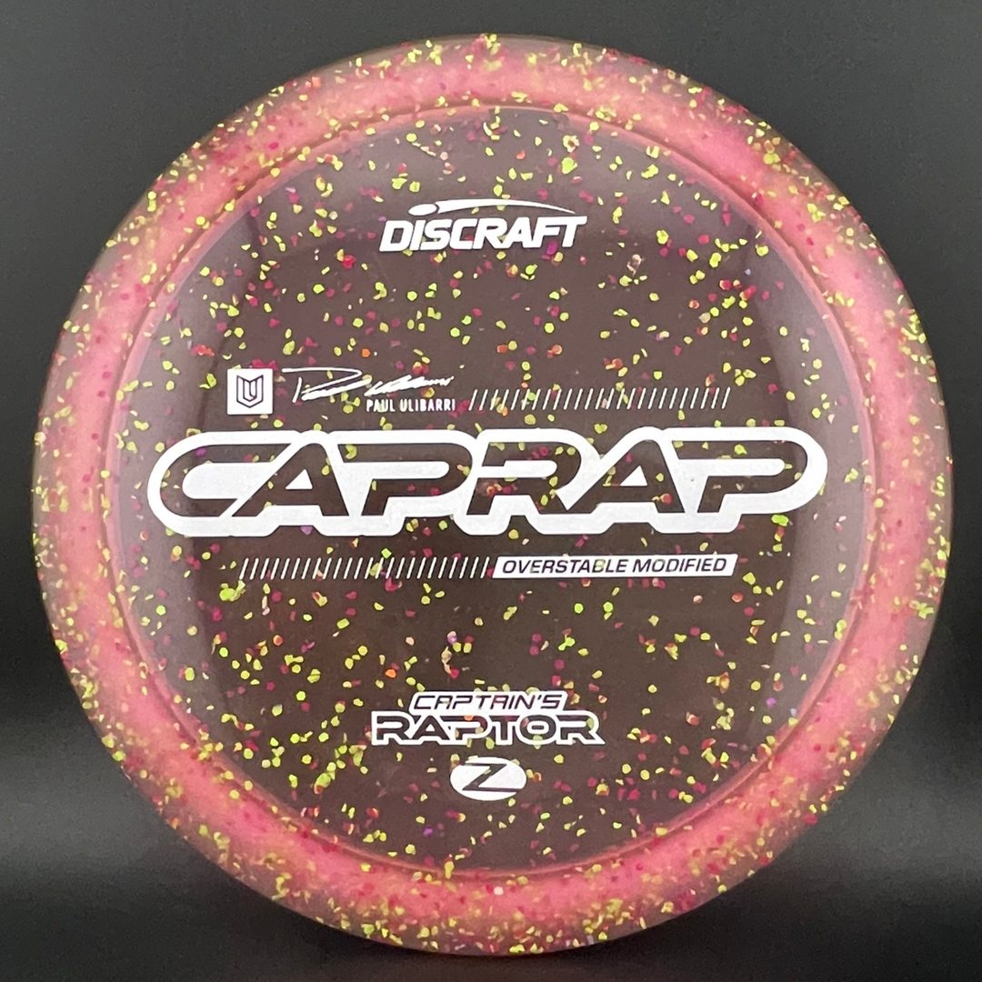 Confetti Z Captain's Raptor - Paul Ulibarri 2026 Discraft