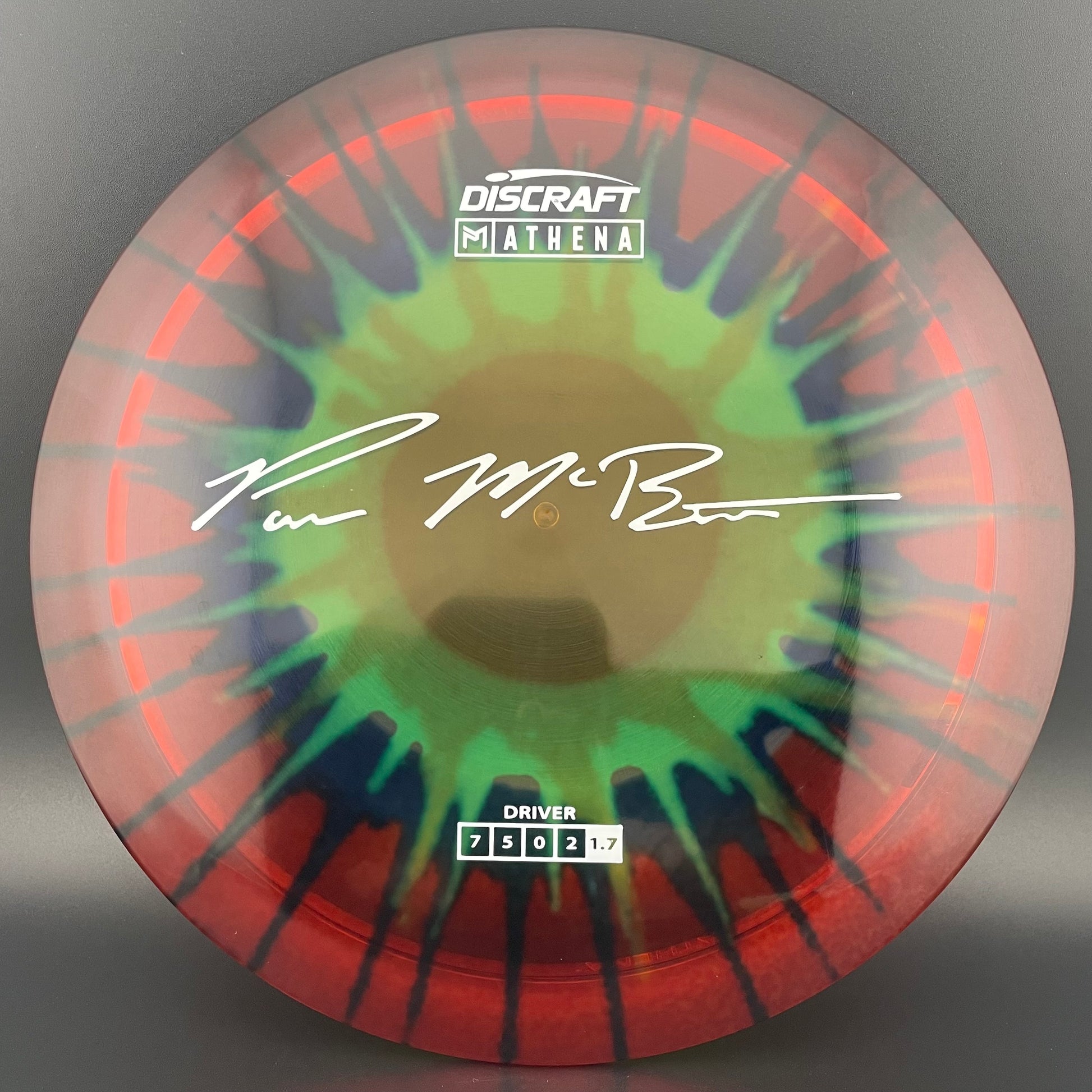 Fly Dye Z Athena - Paul McBeth Discraft