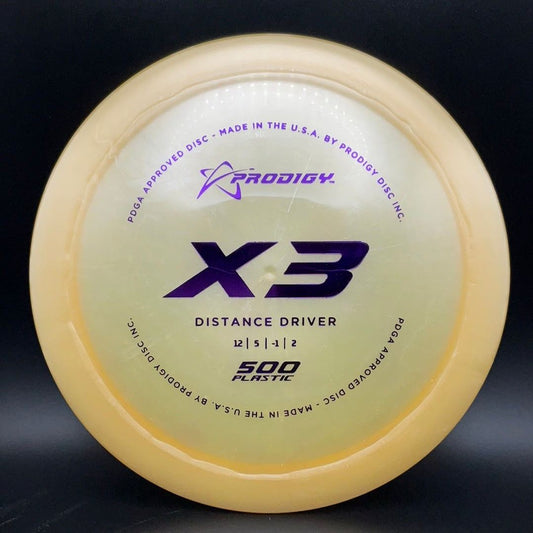 X3 500 Plastic Distance Driver Prodigy