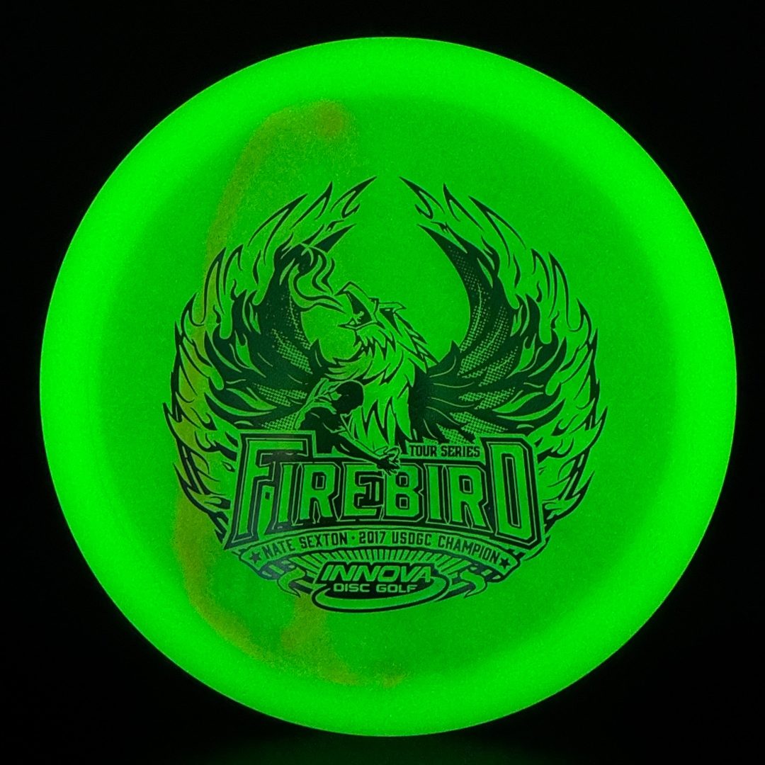 2018 Glow Champion Firebird - Swirly Blue Pink Nate Sexton TS Innova