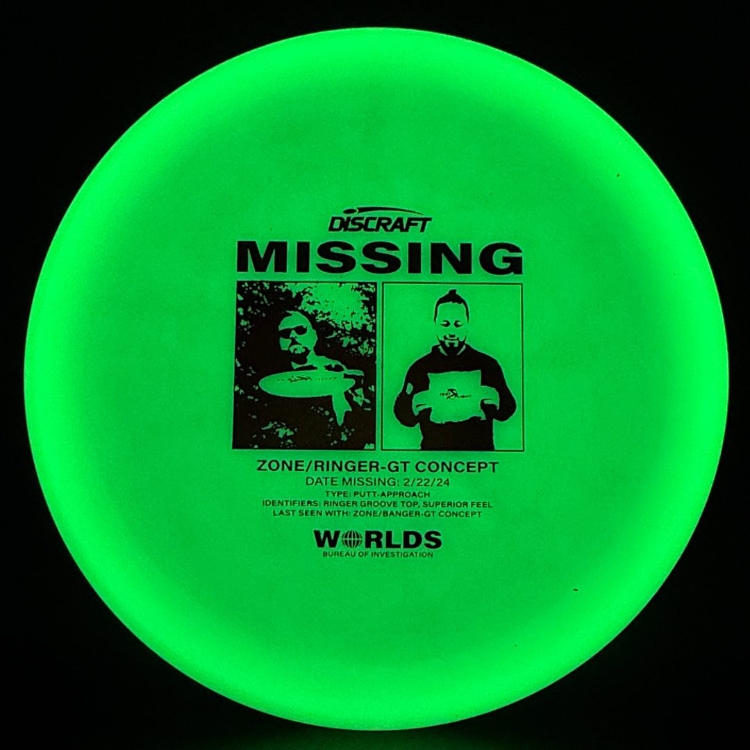 Glo ESP Zone GT Ringer Top - Missing - Worlds 2024 Discraft