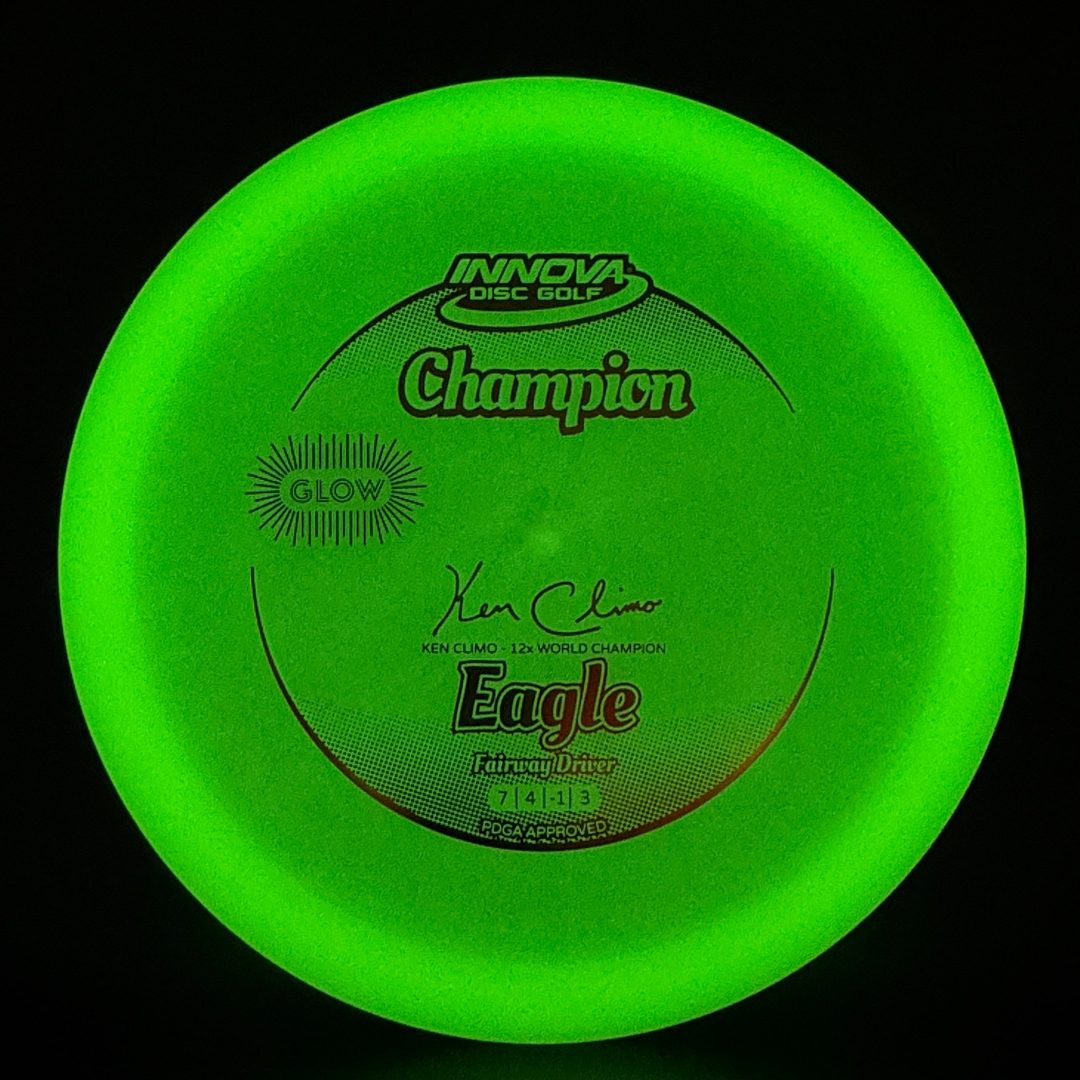 Classic Color Glow Champion Eagle - Ken Climo 12x Innova