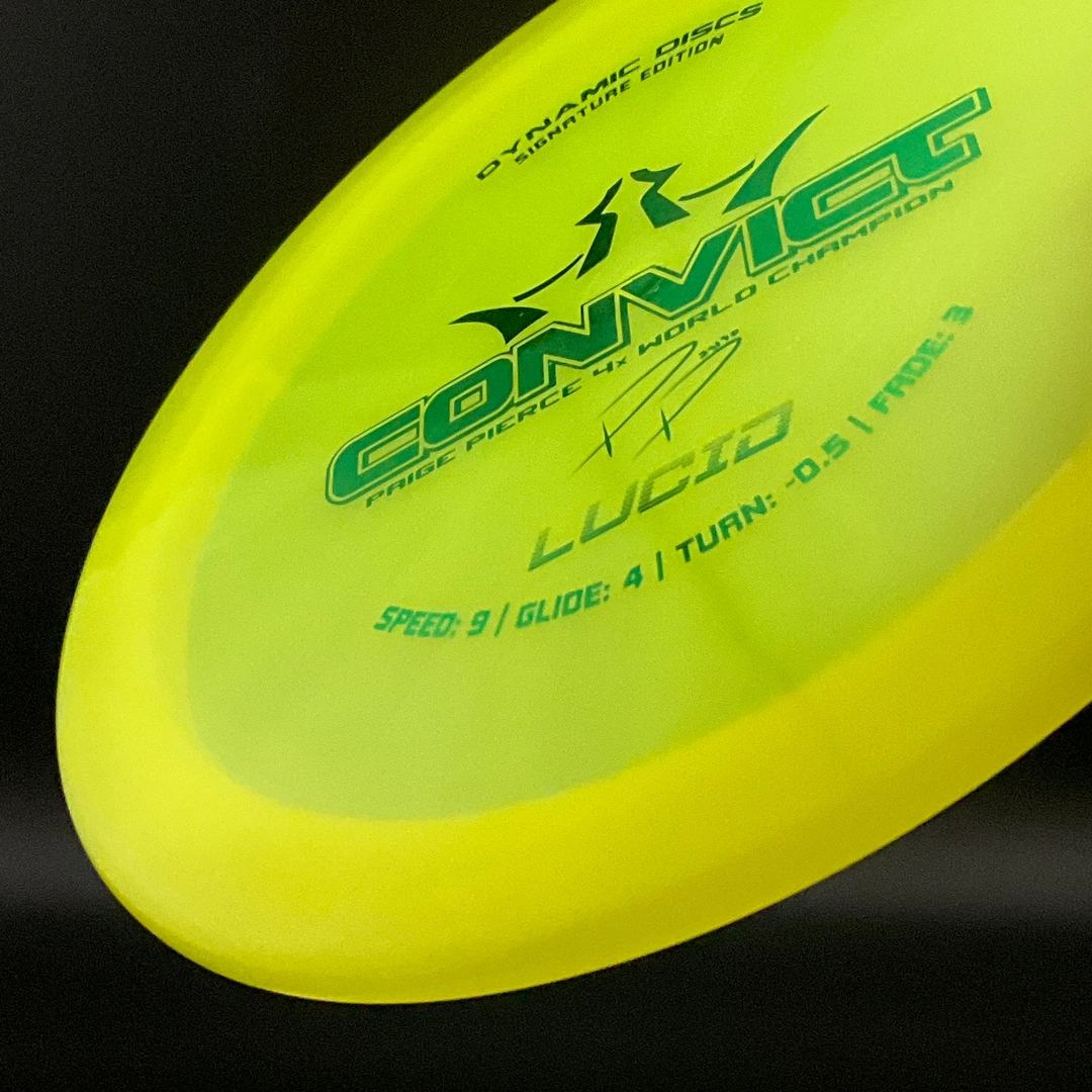 Lucid Convict - 2018 Paige Pierce 4x World Champion Signature Edition Dynamic Discs